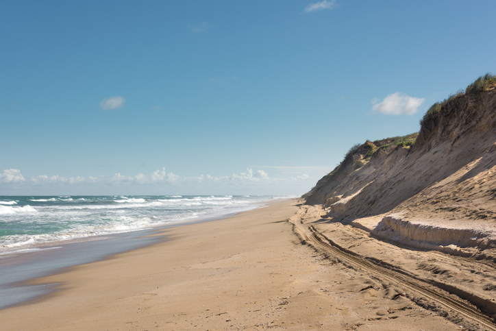 dunes at the beach in Coorong National Park