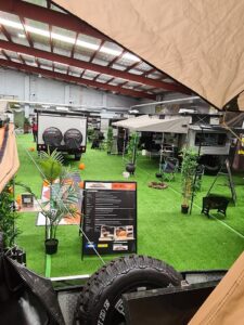 Austrack Camper Trailer showroom in Melbourne