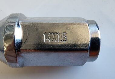 Austrack Chrome Wheel Nut - 14x1.5 (each)