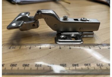 Cupboard Full Insert Hinge - Small Raised