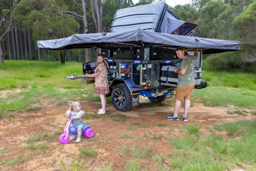 AusTuff 270 Degree Batwing Awning with Built in Lights (Coming Soon)