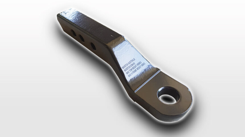 FORGED 1 &1/4" hole Tow Tongue (2 inch drop)