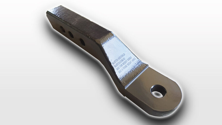 FORGED 7/8" hole Tow Tongue (2 inch drop)