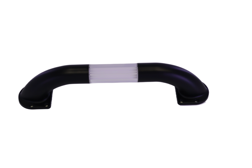 Austrack Blue Light Entry Door Handle - BLACK - Image 4