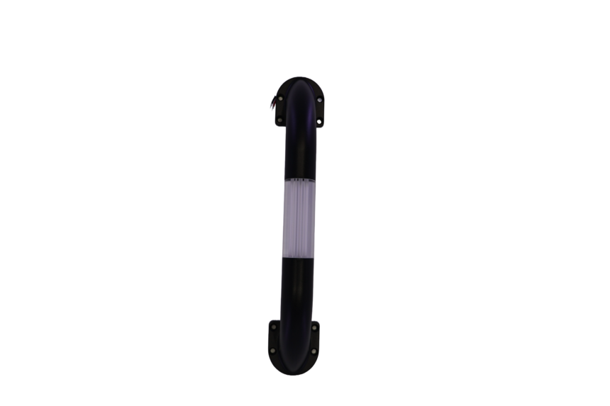 Austrack Blue Light Entry Door Handle - BLACK - Image 2